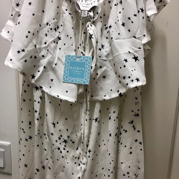 Desert Moonlight White Star Printed Jumpsuit! - Picture 2 of 5